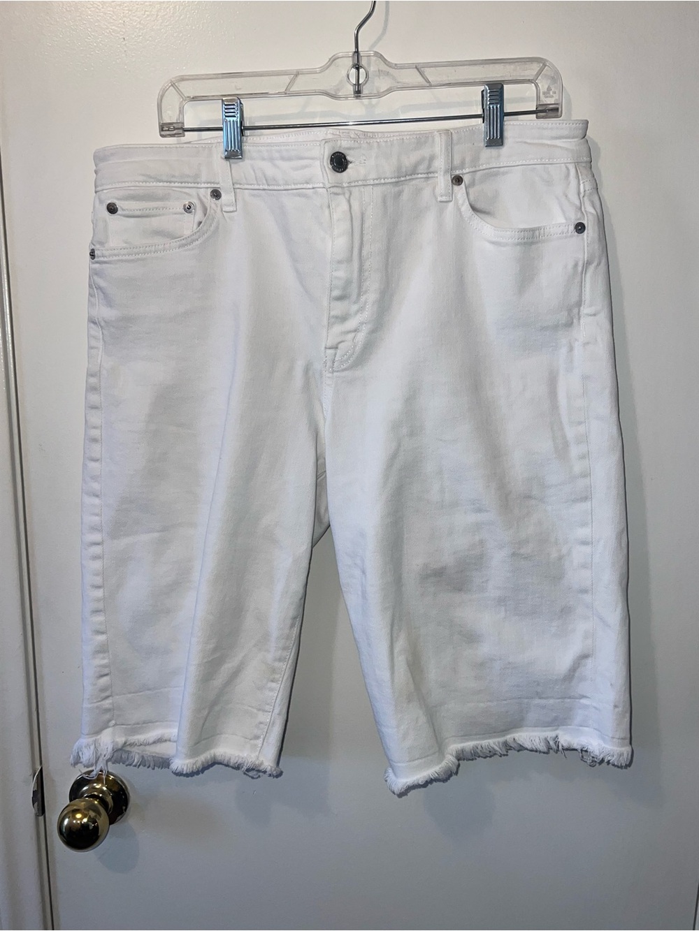 Lauren Ralph Lauren White Denim Shorts